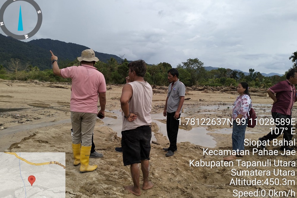 Tertimbun Lumpur hingga Pohon, Lahan Pertanian di Tapanuli Utara Butuh Rehabilitasi