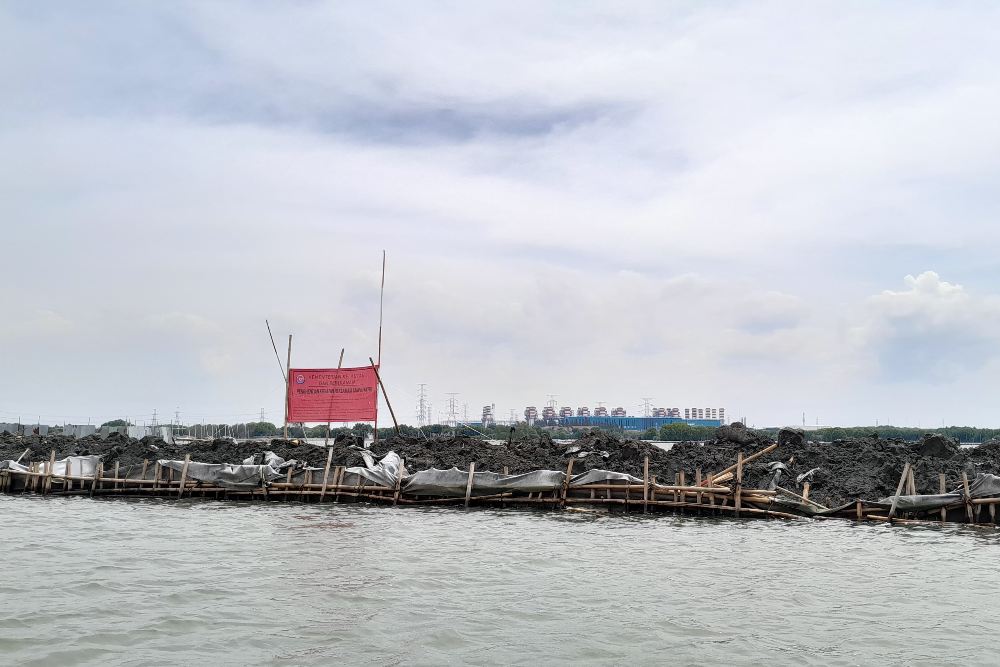  Penampakan Terkini Pagar Laut di Bekasi, Sudah Disegel KKP