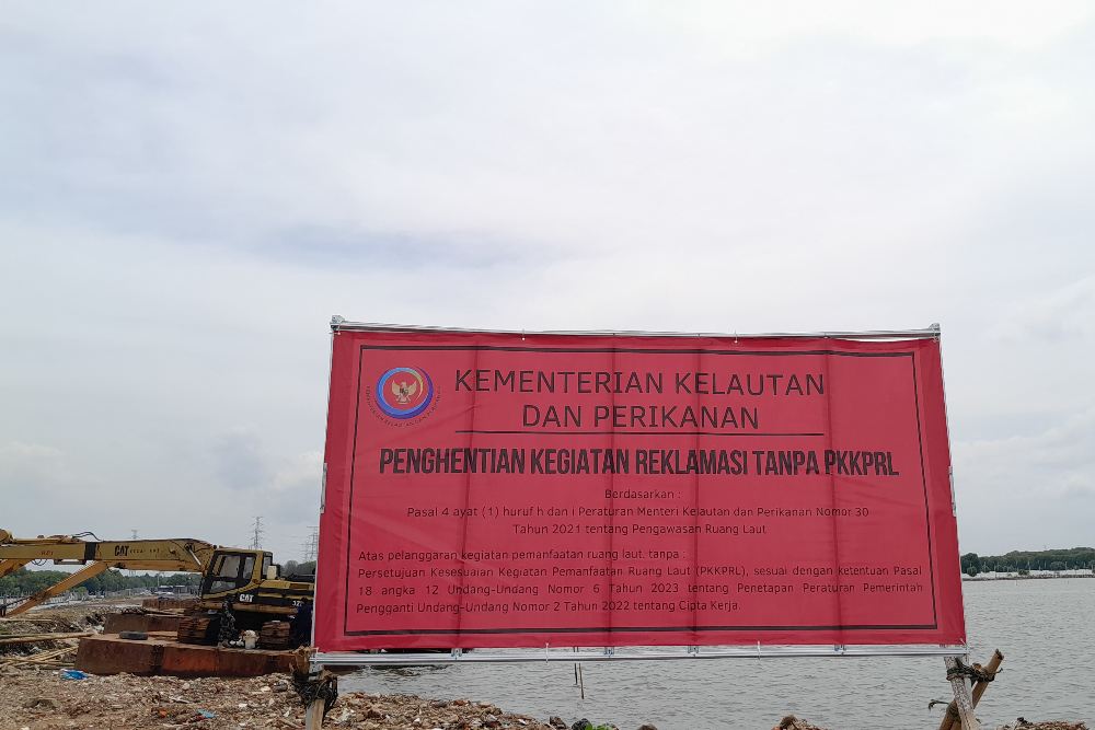  Pagar Laut Bekasi Proyek Pemprov Jabar-Swasta Disegel KKP, Ini Alasannya