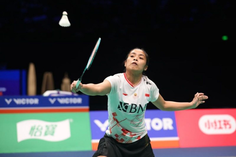 Tunggal putri Indonesia Gregoria Mariska Tunjung melaju ke perempat final India Open 2025 / PBSI.