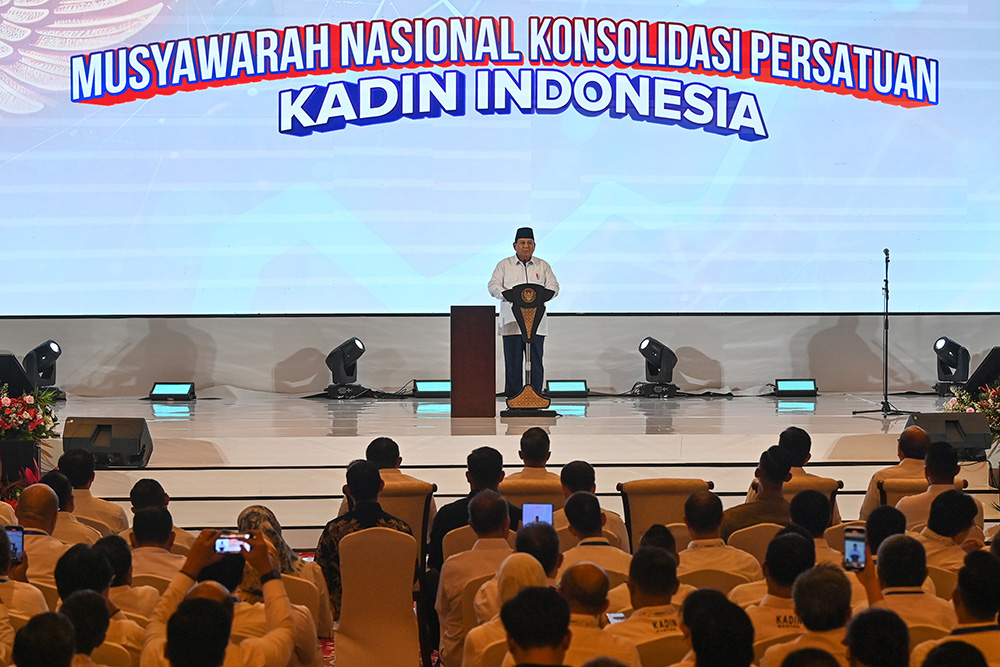  Presiden Hadiri Munas Konsolidasi Kadin