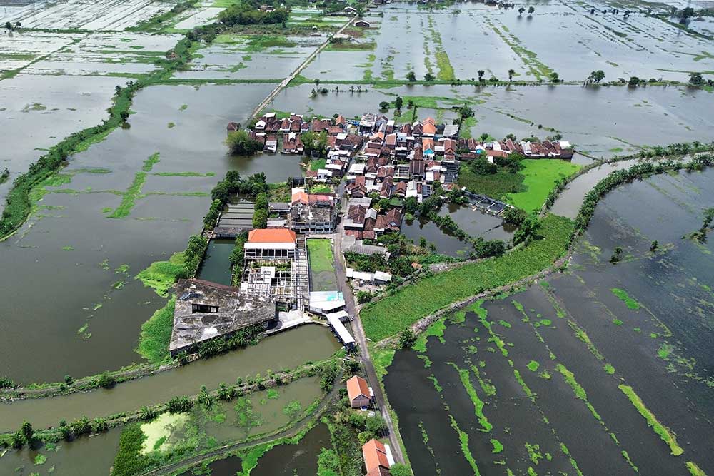 Ribuan Rumah Warga di Pasuruan Jawa Timur Terendam Banjir