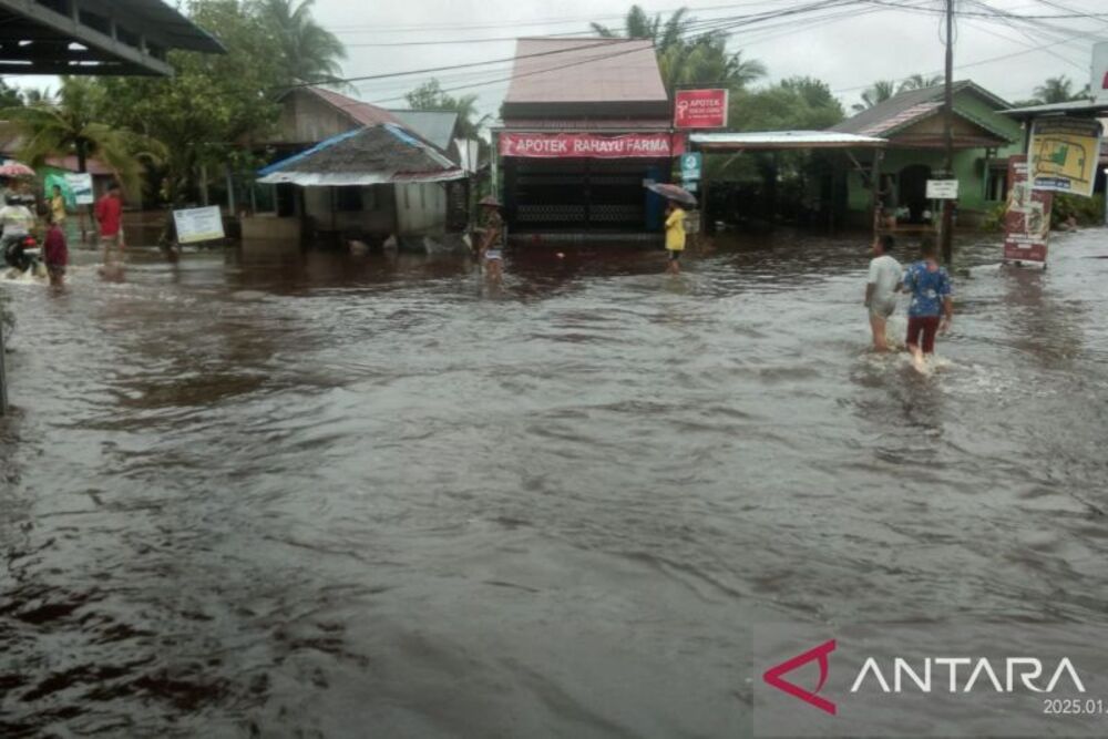  Banjir di Sambas Kalbar, 27 Desa Terdampak