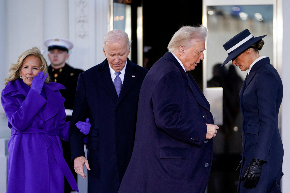  Donald Trump Tiba di Gedung Putih, Ikuti Jamuan Teh bersama Joe Biden