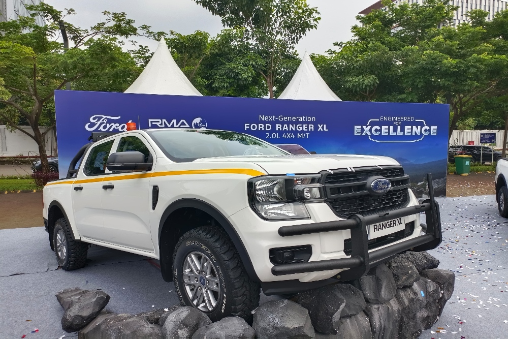 RMA Indonesia resmi luncurkan Ford Ranger XL 2.0 pada Kamis (23/1/2025). (Bisnis/Rizqi Rajendra)