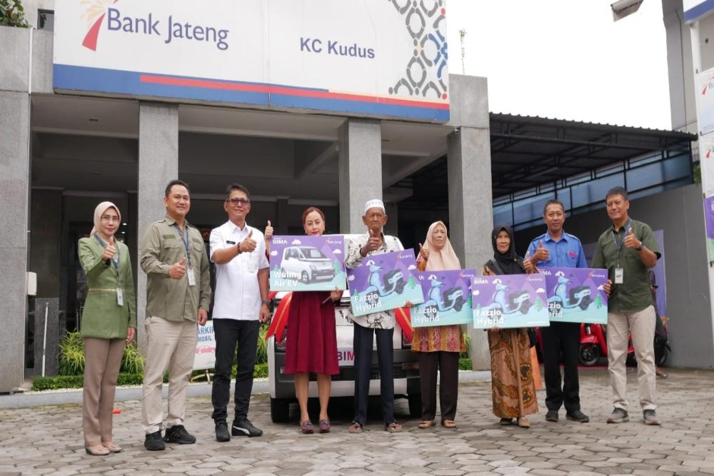  Bank Jateng Kudus Serahkan Hadiah Utama Undian Tabungan Bima