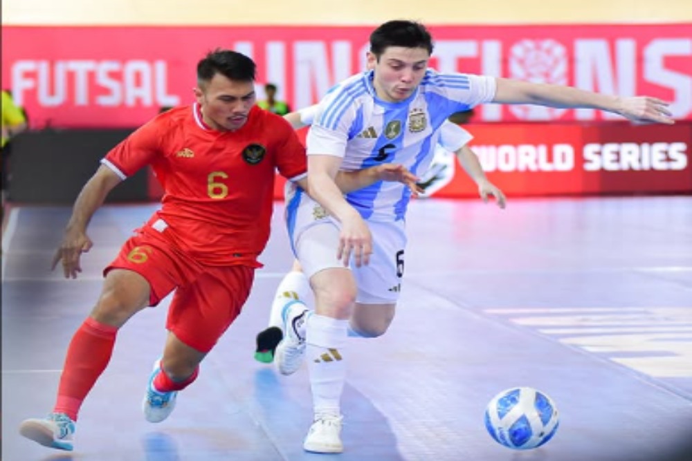  Timnas Futsal Indonesia Takluk dari Argentina, Lawan Terakhir Arab Saudi