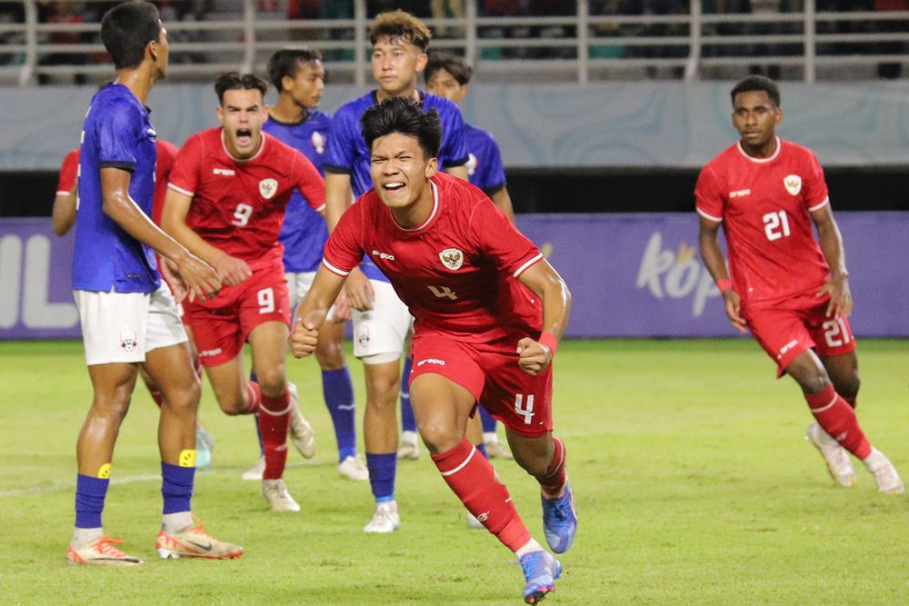Pemain timnas Indonesia U-20, Kadek Arel. /Antara