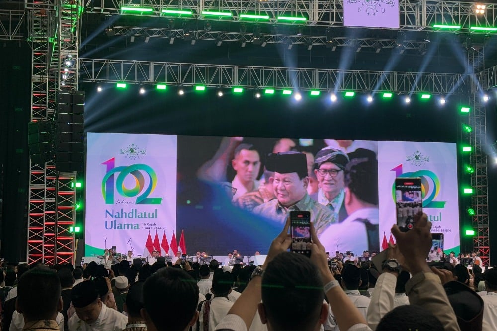  Harlah NU ke-102 Meriah! Ada Prabowo, Gibran, hingga Komeng