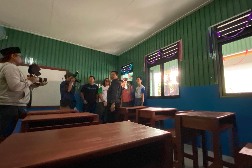  Pakai Bata Plastik Daur Ulang, Dua Sekolah di Garut Kini Tahan Gempa