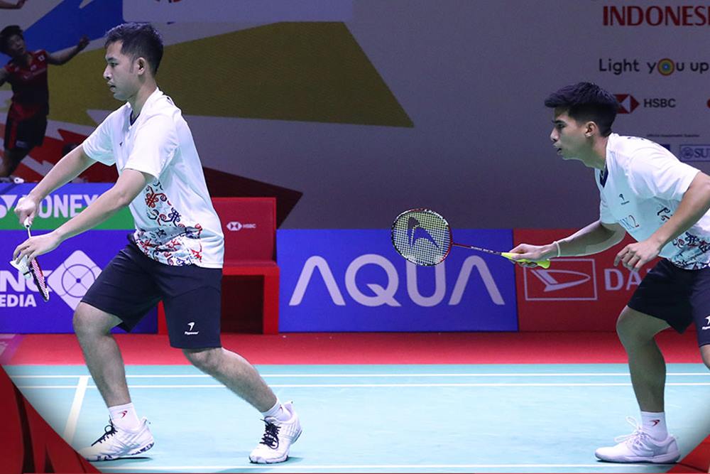Ganda putra Indonesia, Sabar Karyaman Gutama/Reza Pahlevi/Badminton Ina