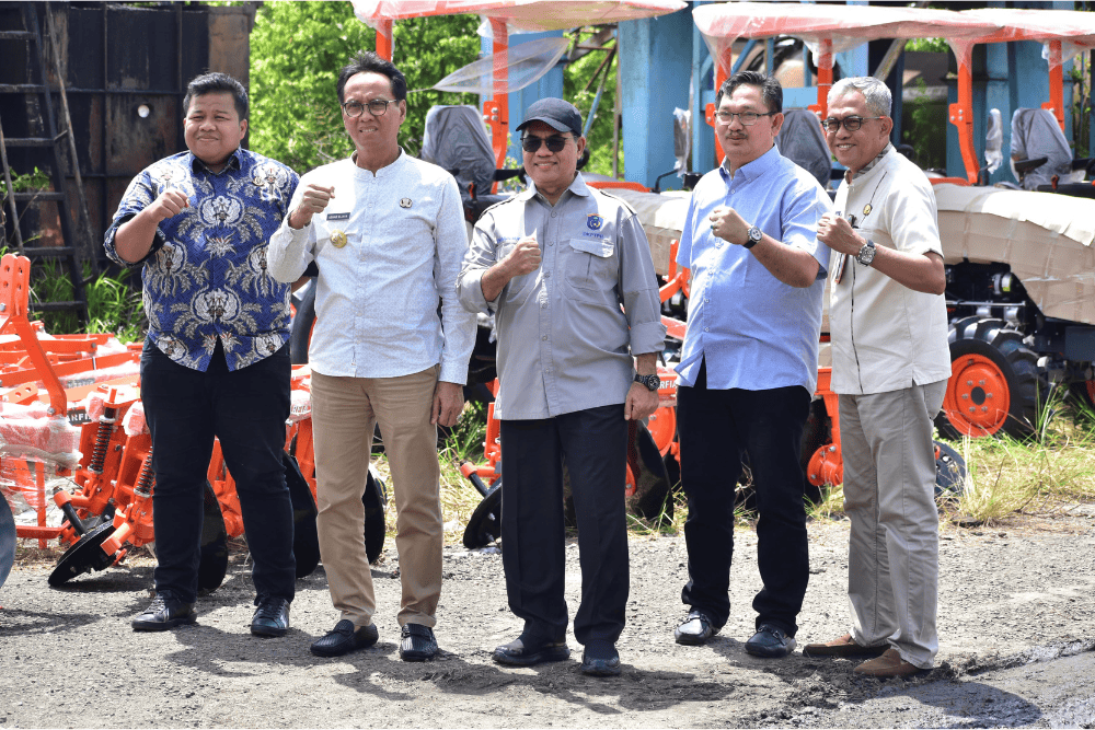  Dukung Swasembada Pangan, Kementan Kirim Ratusan Alsintan ke Kabupaten OKI