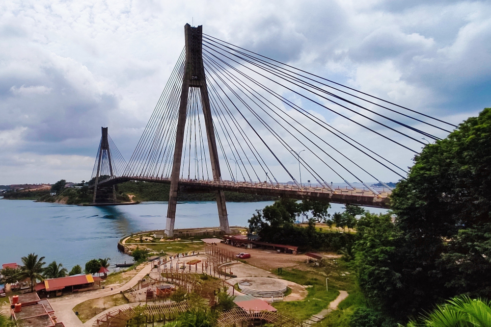 Jembatan Barelang, salah satu wilayah yang menjadi destinasi favorit wisatawan di Kepulauan Riau (Kepri). / Bisnis-Rifki Setiawan Lubis