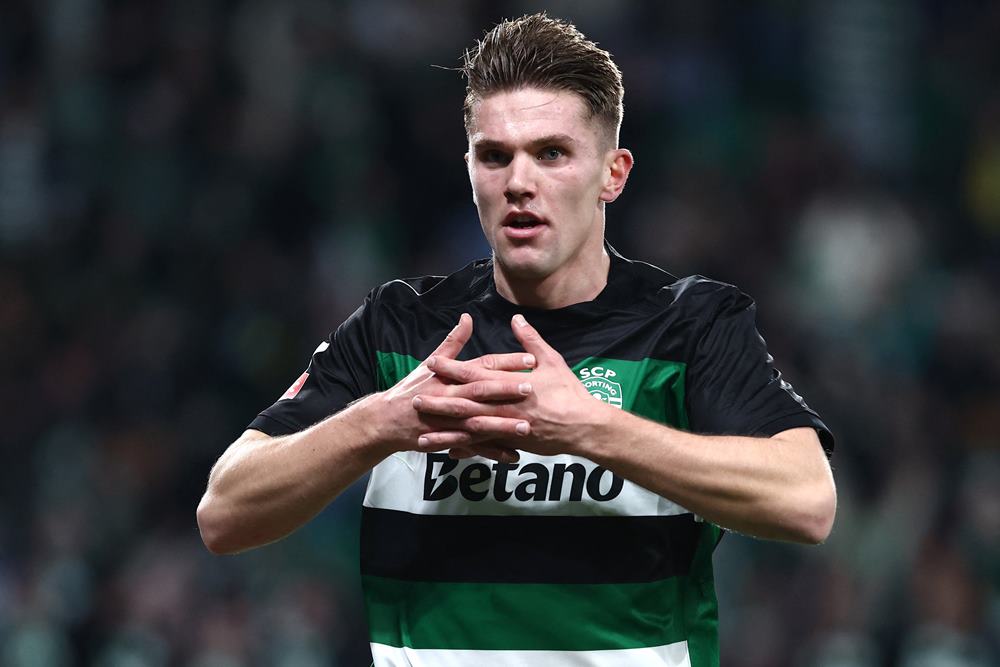 Prediksi skor Sporting Lisbon vs Dortmund dalam lanjutan Liga Champions 2024-2025 / REUTERS-Rodrigo Antunes