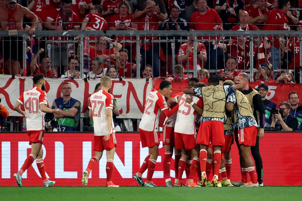 Para pemain Bayern Munchen/Reuters