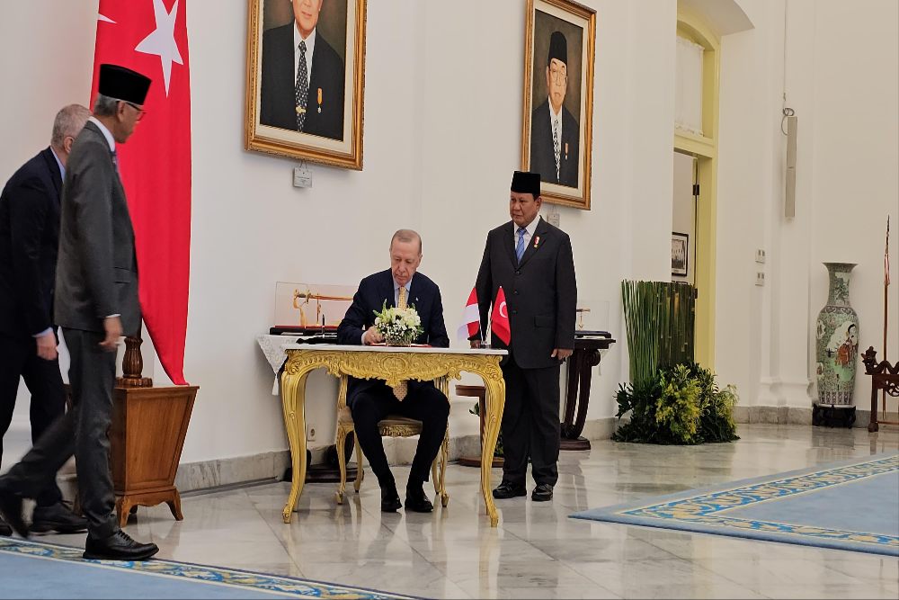  Prabowo Sambut Erdogan di Istana Bogor dengan 75 Pasukan Berkuda