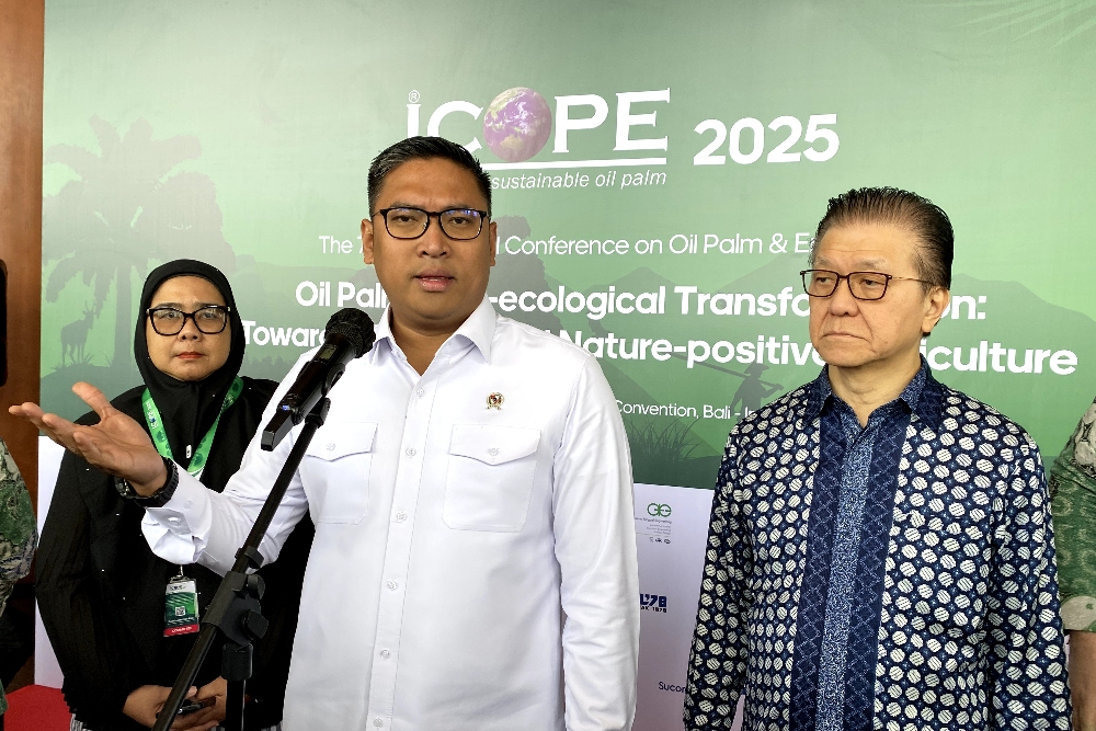  Buka Forum ICOPE 2025, Wamentan: Produktivitas Sawit Nasional Harus Naik!