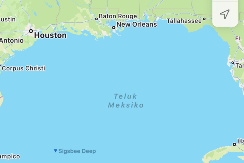  Apple Maps Bakal Tiru Google, Ubah Nama Teluk Meksiko jadi Teluk Amerika
