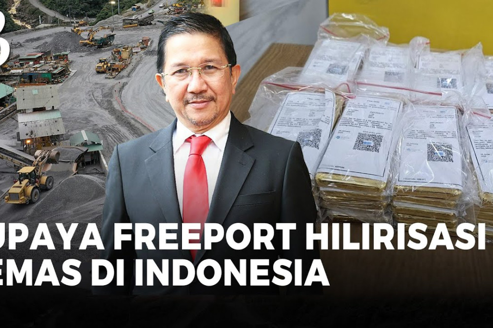  VIDEO: Freeport Kirim 125 Kg Emas Perdananya ke Antam