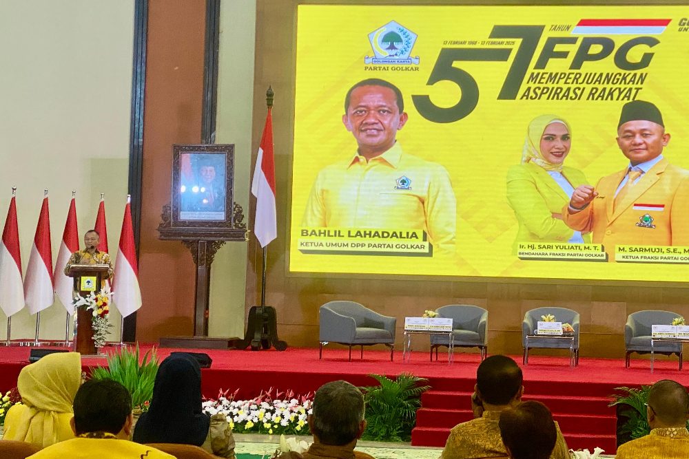  HUT ke-57 Fraksi Golkar DPR, Sarmuji Sebut Hilirisasi Kunci Indonesia Emas 2045