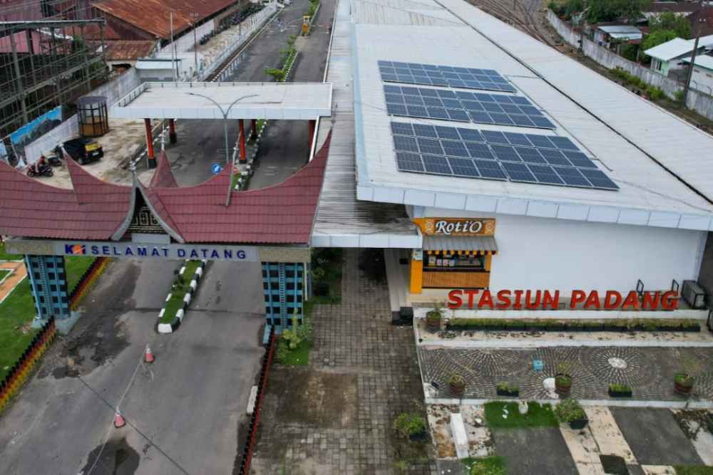  Dukung Energi Hijau, Operasional Kantor KAI Sumbar Gunakan PLTS