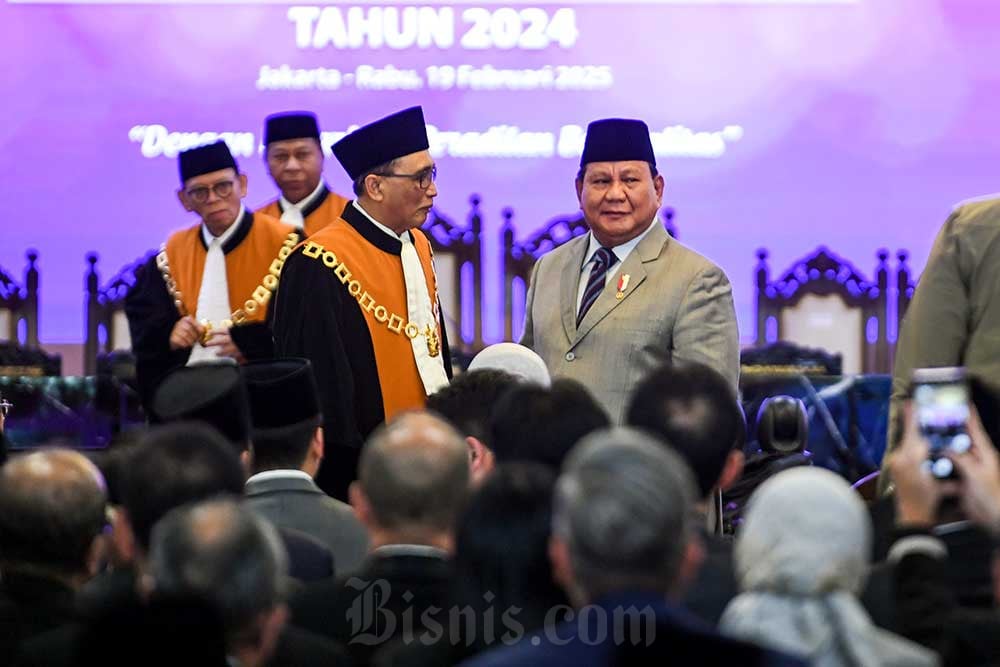  Presiden Prabowo Subianto Hadiri Sidang Istimewa Laporan Tahunan MA 2024