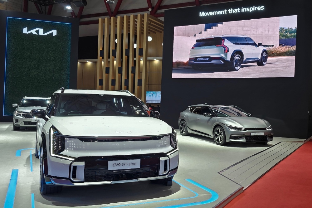 Kia EV9 dan EV6  di IIMS 2025. (Dok. Kia)