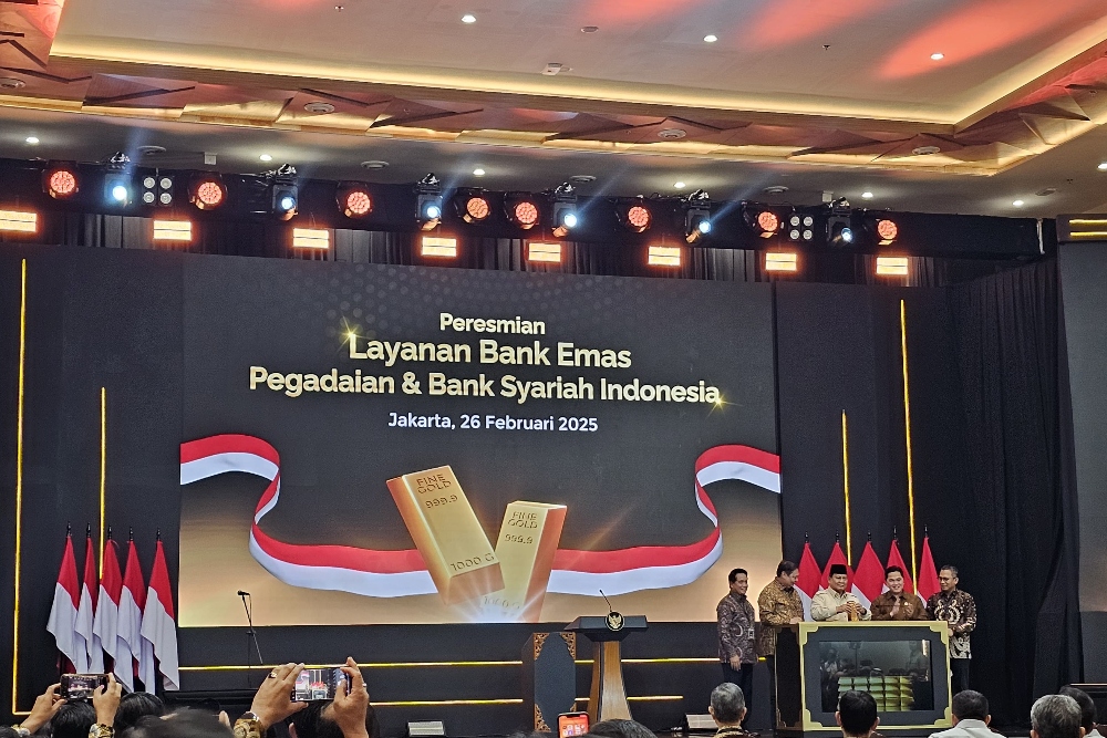  Sah! Prabowo Resmi Luncurkan Layanan Bank Emas 'Bullion Bank' Pertama di Indonesia