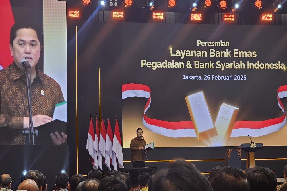  Erick Thohir Ungkap Cadangan Emas Batangan Indonesia Sentuh 201 Ton