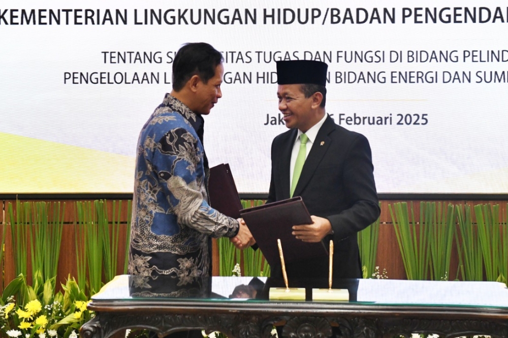  Menteri Lingkungan Hidup Singgung Eksploitasi Batu Bara di Depan Bahlil