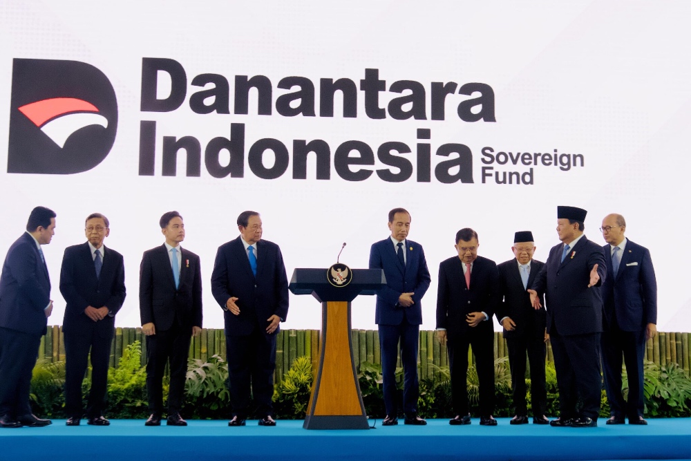 Peluncuran BPI Danantara di Istana Kepresidenan, Jakarta, Senin (24/2/2025)./Setpres