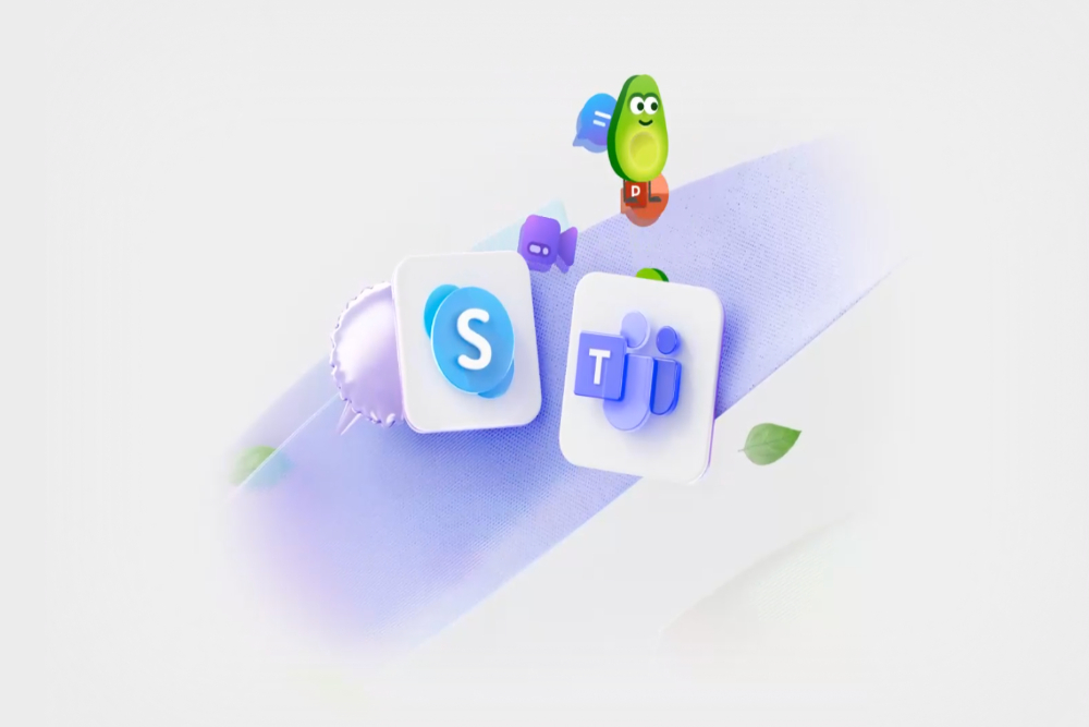 Ilustrasi migrasi Skype ke Teams