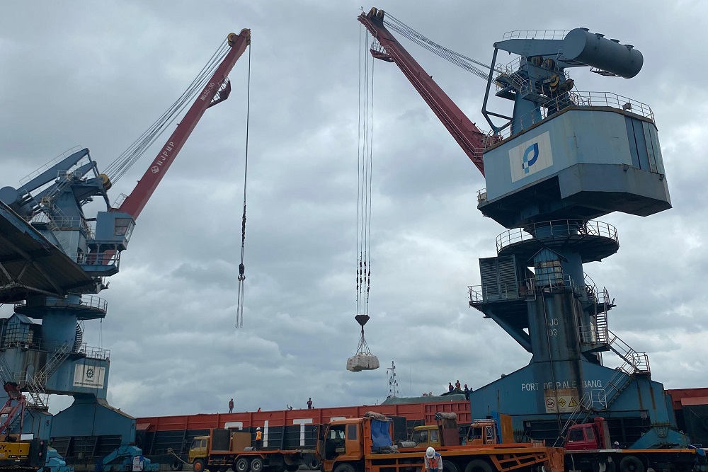 Ekspor Sektor Pertanian Industri dan Pertambangan Sumsel Kompak Terkoreksi