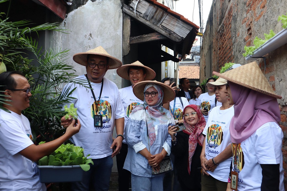 Foto: PNM Wujudkan Ketahanan Pangan lewat Urban Farming Lorong Mekaar
