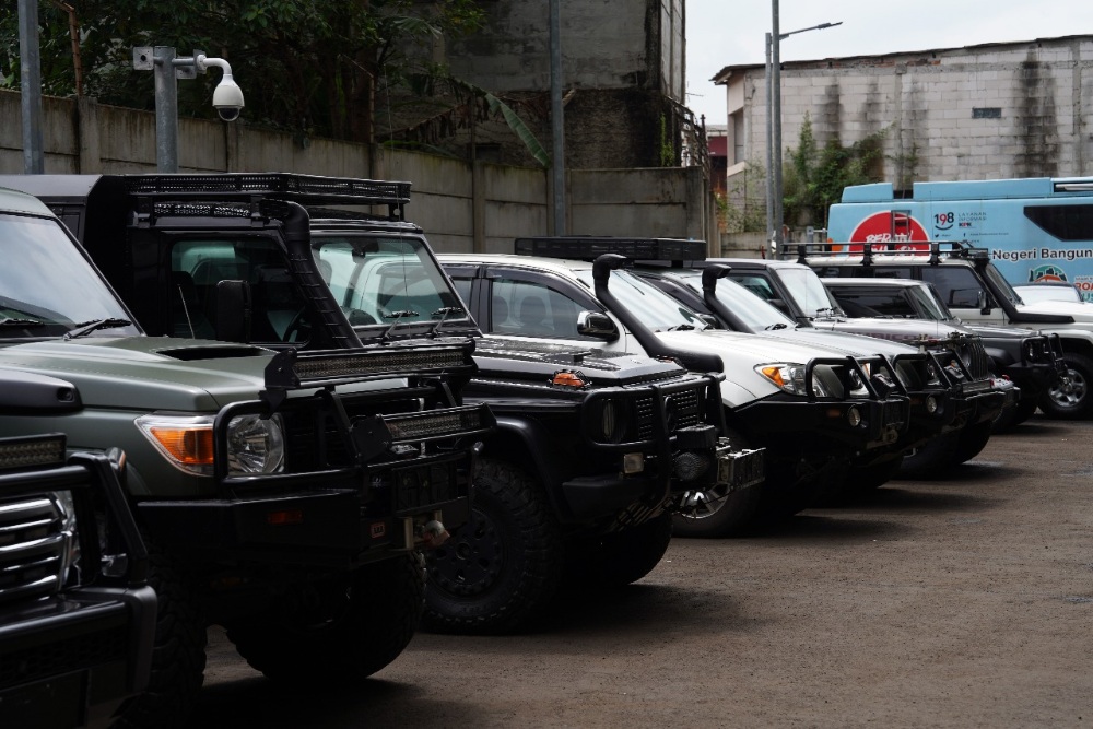  Penampakan 11 Mobil Ketum PP Japto yang Disita KPK: Rubicon hingga Land Rover