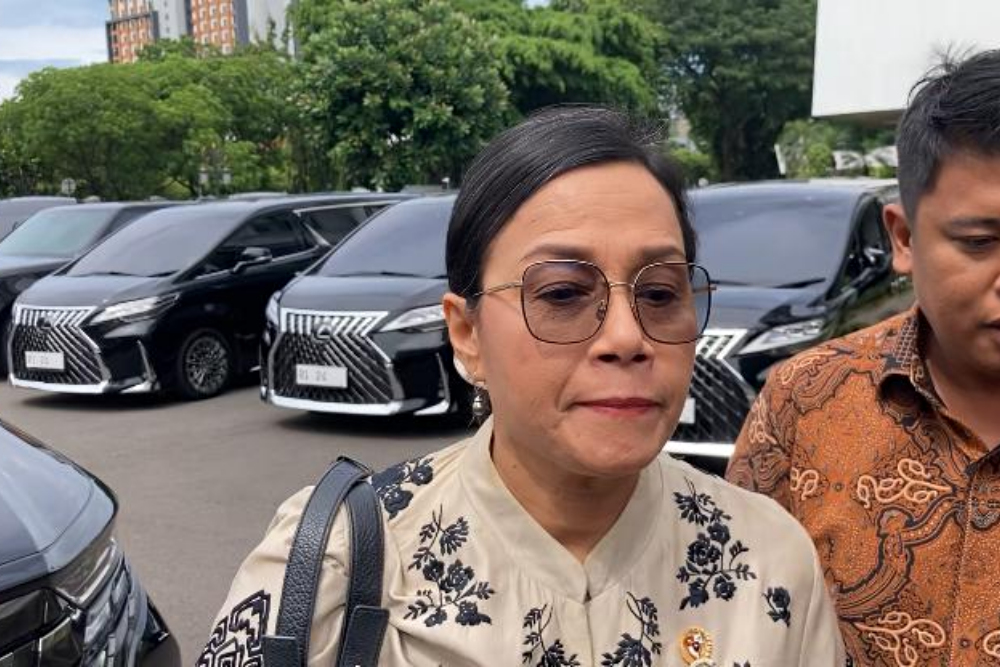  Sri Mulyani Bungkam saat Ditanya Kapan Rilis APBN KiTa