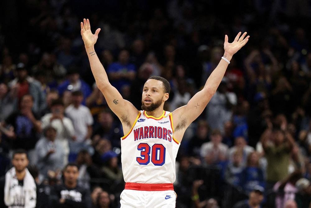 Guard Golden State Warriors, Stephen Curry /Reuters-Mandatory Credit Nathan Ray Seebeck-Imagn Images TPX IMAGES OF THE DAY