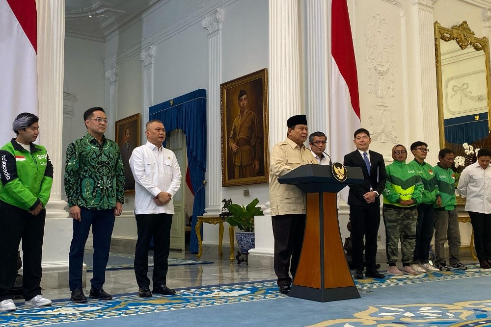  Sah! Prabowo Umumkan Aturan Pemberian Bonus Hari Raya Untuk Ojol dan Kurir Online