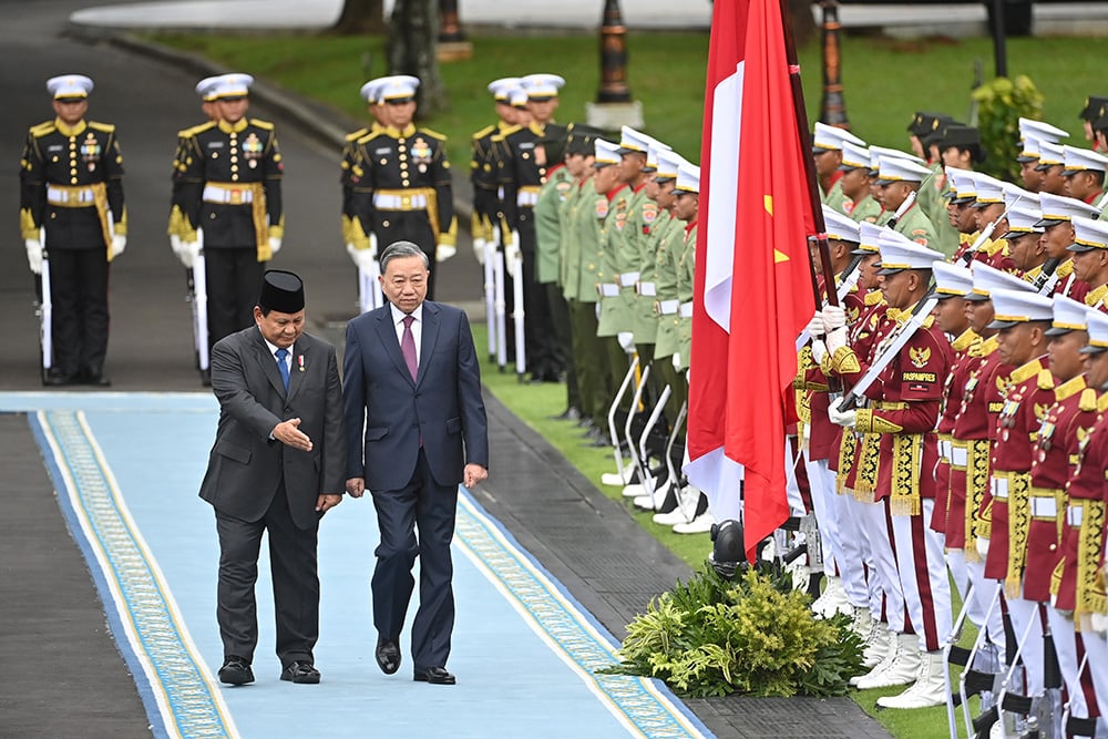  Presiden Prabowo Terima Kunjungan Sekjen Partai Komunis Vietnam