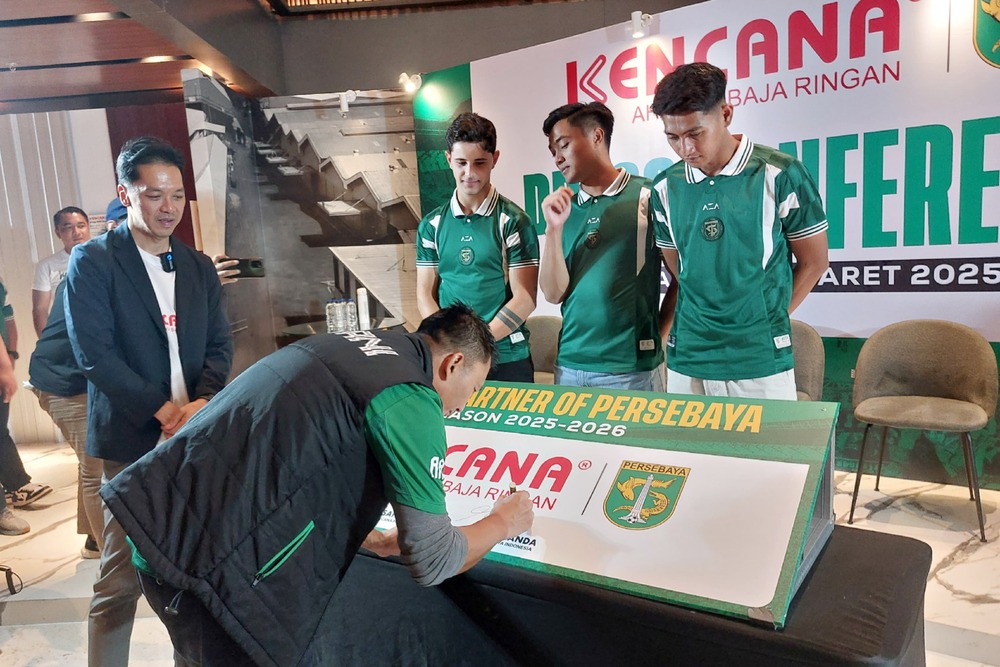  Distributor Baja Ringan Kencana Resmi Jadi Sponsor Persebaya