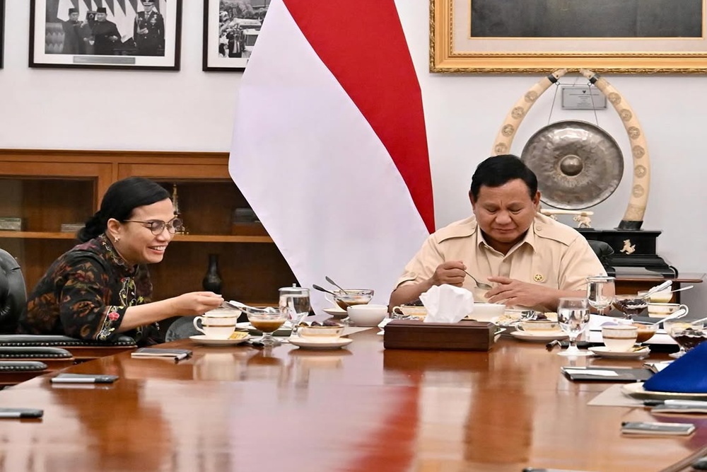  Momen Sri Mulyani Bukber dengan Prabowo Usai Diterpa Isu Mundur dari Menkeu