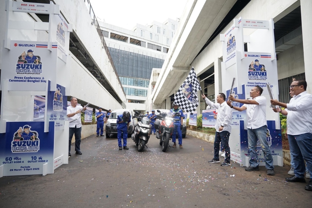 Seremoni Suzuki Bengkel Siaga 2025 selama periode mudik Lebaran (Dok. Suzuki)