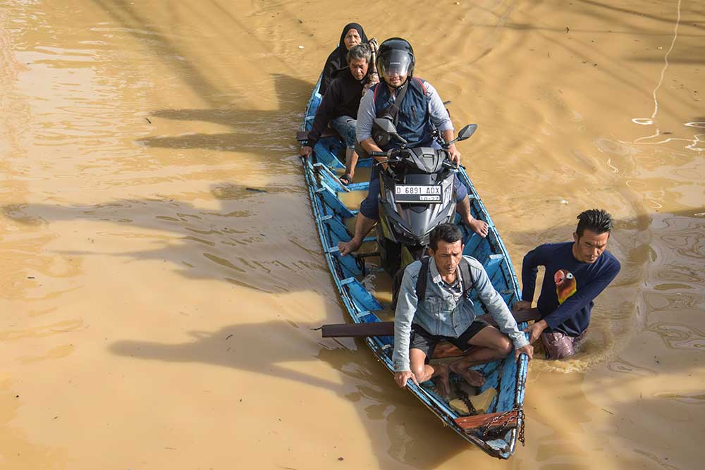  Sejumlah Kawasan di Kabupaten Bandung Kembali Terendam Banjir