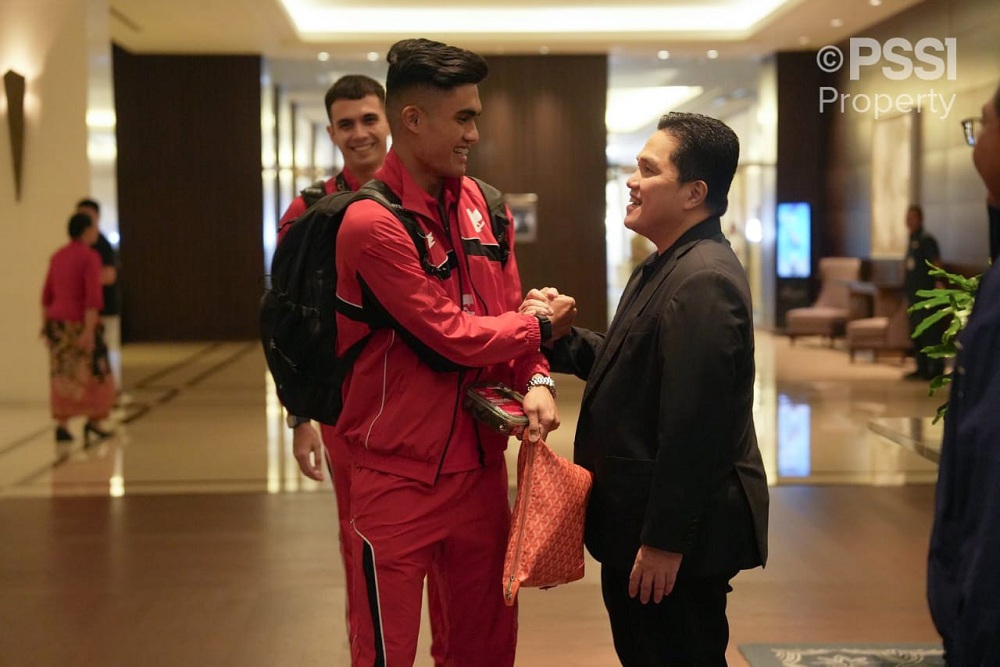  Lepas Skuad Timnas Indonesia ke Australia, Ini Harapan Erick Thohir