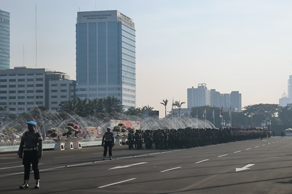  Jelang Pengesahan RUU TNI, Polri Kerahkan 5.021 Personel Gabungan Jaga Gedung DPR