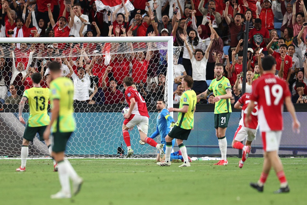  Dibantai Australia, Peluang Timnas Indonesia ke Piala Dunia 2026 Cuma 22%