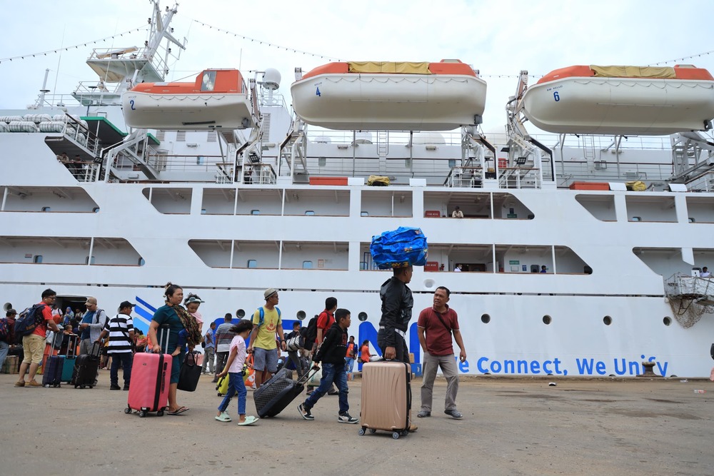 Rute Batam-Belawan menjadi ruas terpadat penumpang kapal Pelni di arus mudik Lebaran 2025.