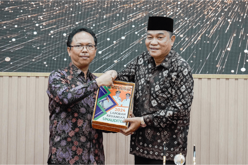  Serahkan Laporan Keuangan Unaudited 2024 kepada BPK, Pemkab Muba Targetkan WTP