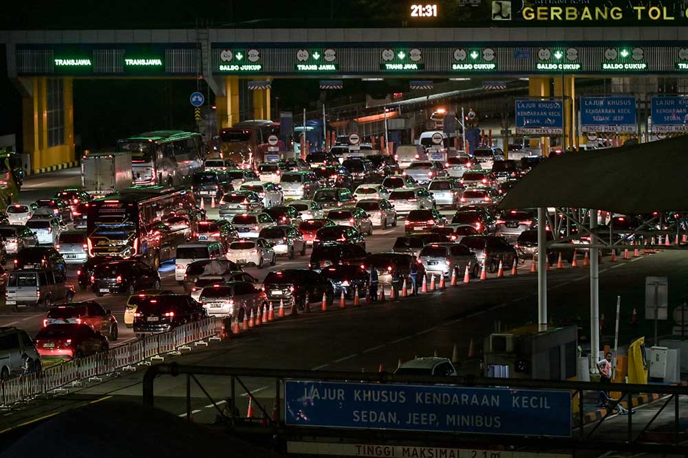 H+4 Lebaran, Volume Kendaraan di 4 Gerbang Utama Tol Jakarta Turun 1,89%