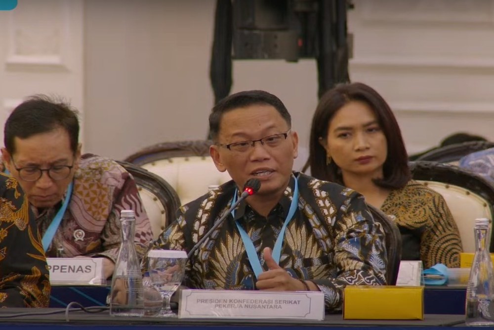  Di Depan Prabowo, Presiden KSPN Sentil Menperin soal Pernyataan PHK